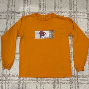 Vintage Patagonia Beneficial T’s 100% Cotton Graphic Long Sleeve Tshirt Climbing